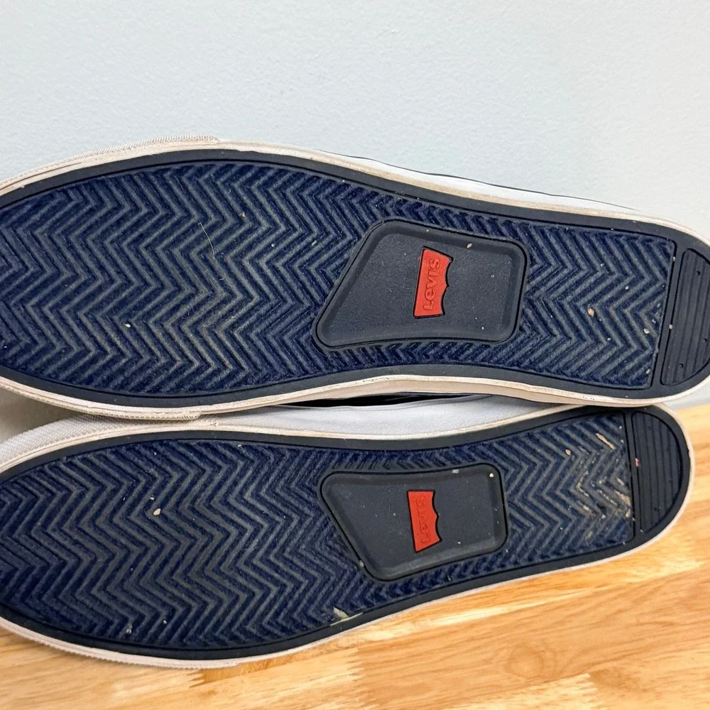 Levi's Denim Casual Shoes Sneakers Men's 10.5‎ Blue Chambray Lace Up